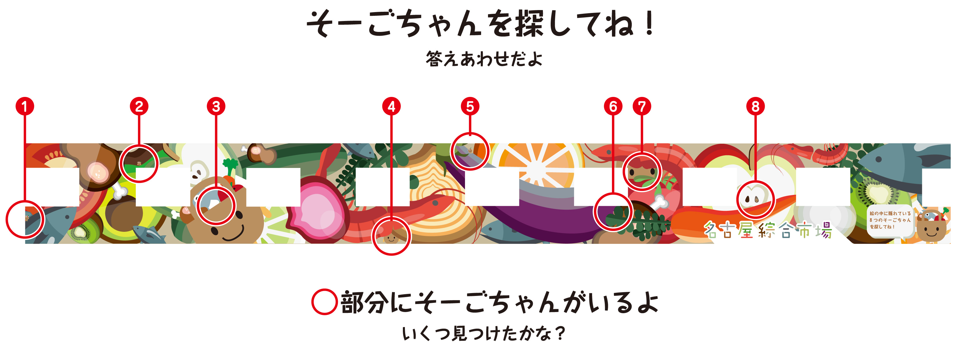 QRコード仕掛け「そーごちゃんを探せ」答え合わせ